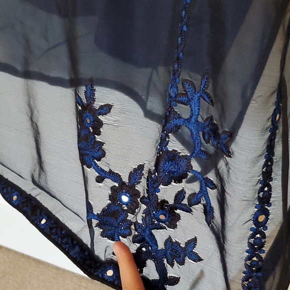 Formal Pakistani organza kurta party wear FINAL PRICE - Picture 8 of 10